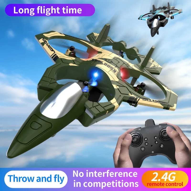 K500 RC Drone with LED Lights & Air Pressure Altitude Hold – Shock-Resistant Mini Quadcopter, 2.4G Remote Control, One-Key Takeoff/Landing/360° Rotation, Indoor/Outdoor Flying Toy, Ideal Gift for Friends