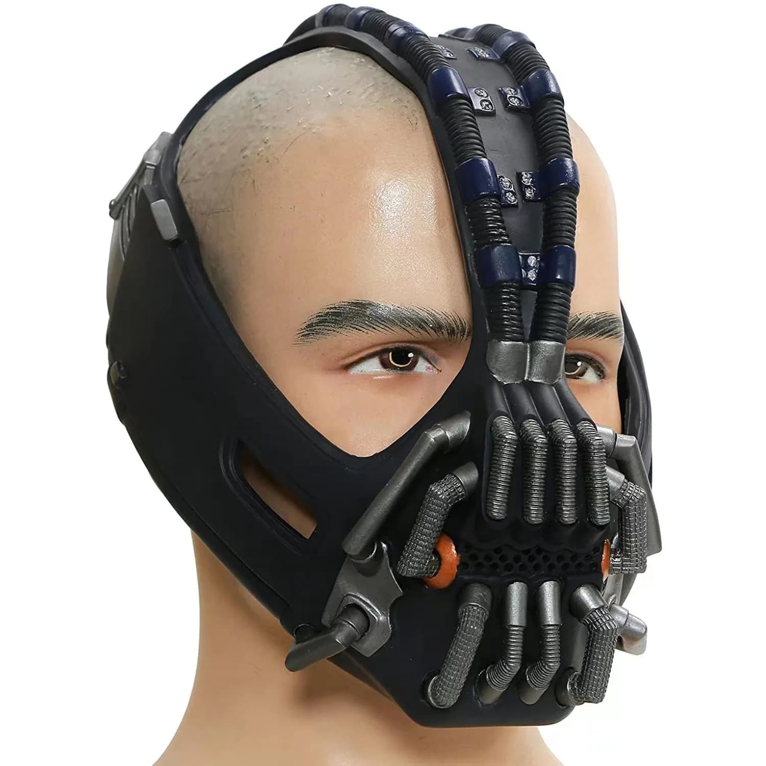 Horror Role Play Head Cover Clothing Bane Mask Movie The Dark Knight Cosplay Latex Mask Halloween Party Adult Helmet