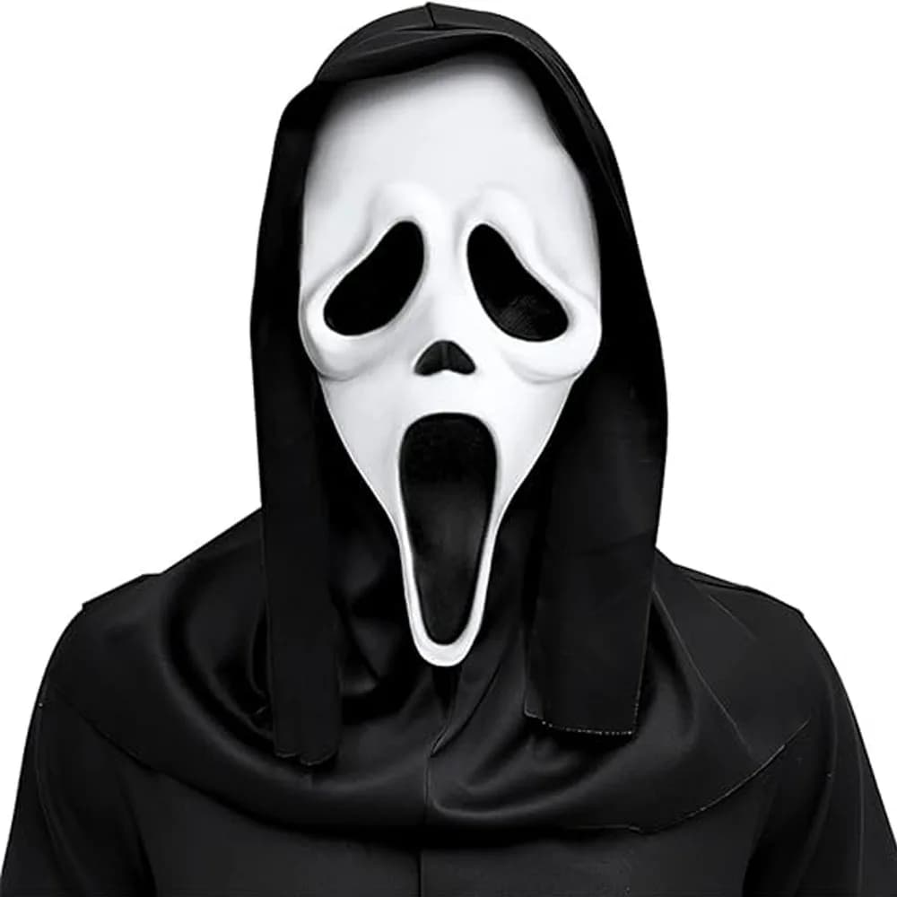 Halloween Mask Natural Latex Horror Skull Mask Party Costume Cosplay Props Horror Full Head Ghost Mask
