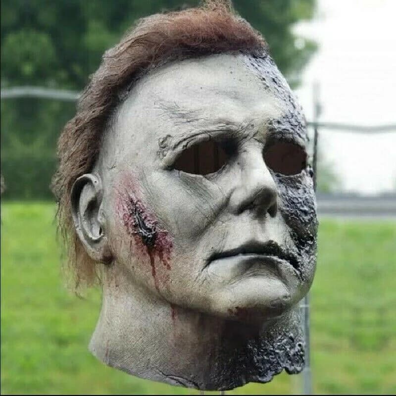 Máscara de látex de la película de Halloween de Michael Myers, máscara de terror realista, máscara de Cosplay aterradora, máscara de fiesta de disfraces, 1978