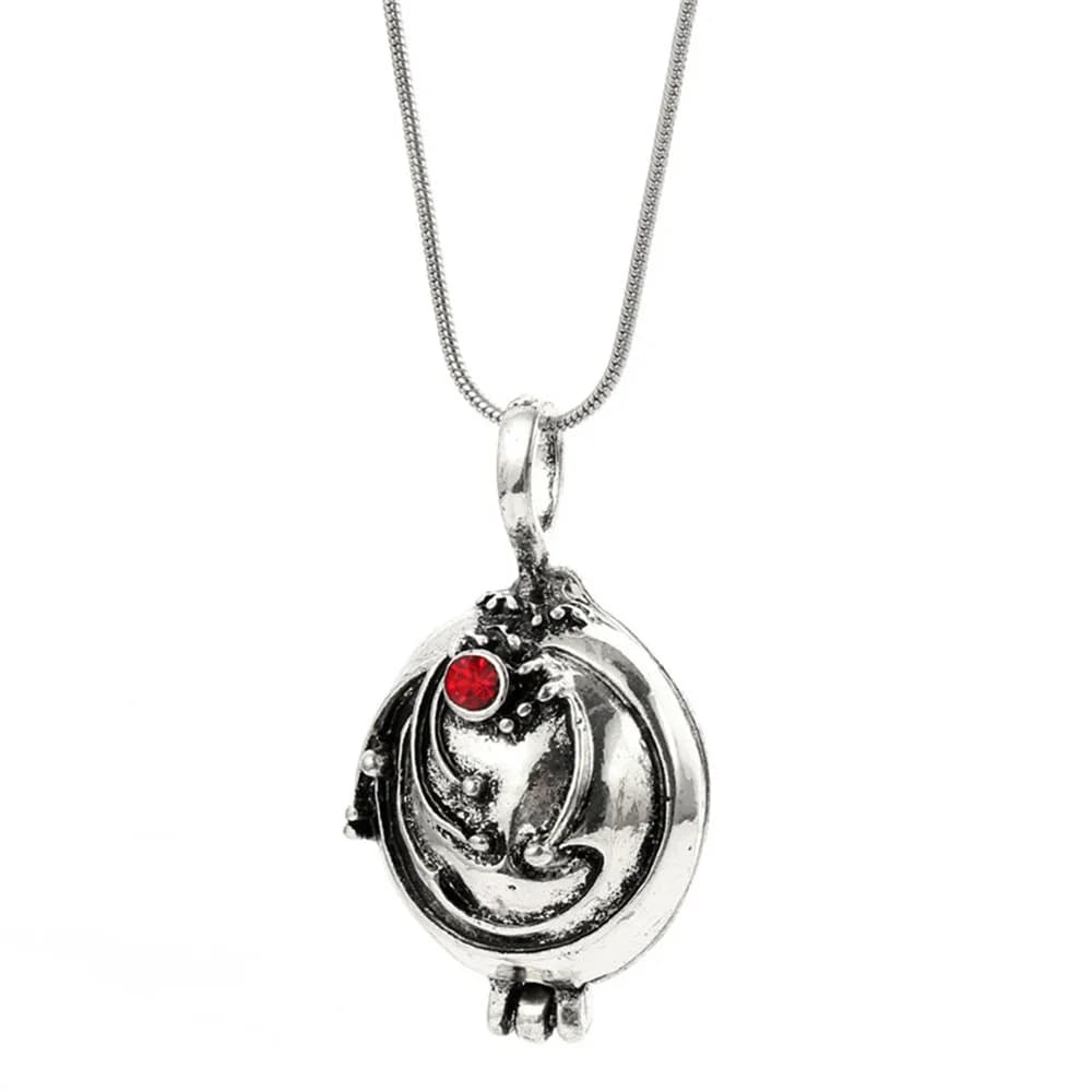 Película The Vampire Diaries collar Elena Gilbert moda Vervain Verbena colgante joyería hombres mujeres regalos de fiesta de Navidad