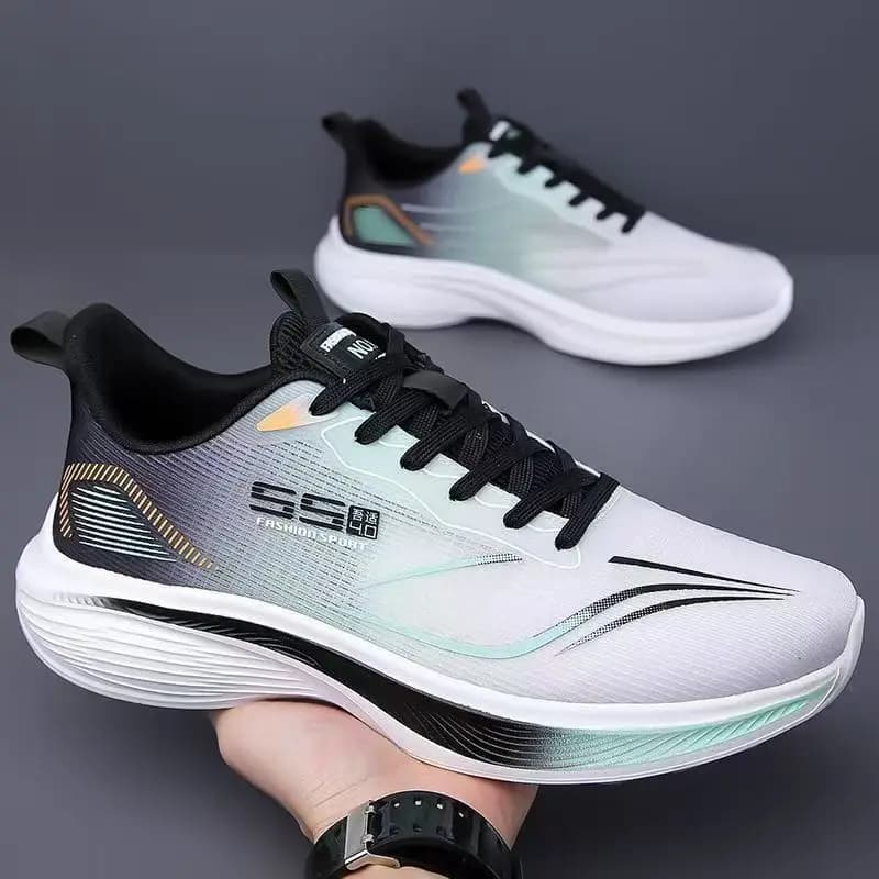 Zapatos de malla transpirable para hombre, zapatillas informales ligeras, zapatillas antideslizantes de suela suave para correr para hombre, primavera y verano