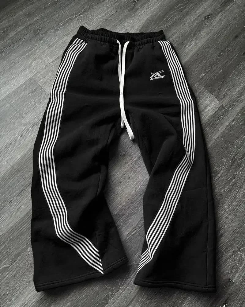 2026 Y2K Black Gray Camo Tactical Casual Pants for Men And Women Premium Jogging Baggy Drawstring Sweatpants Functional Fashion