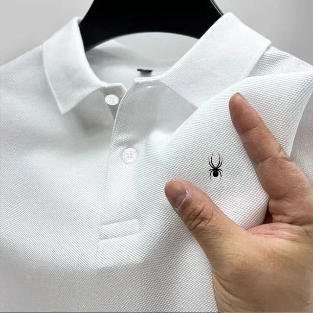 Camisa De Hombre Modelo 2026 Con Estampado Multicolor, Manga Corta, Cuello Casual, Versátil Para Negocios, Novedad De Verano