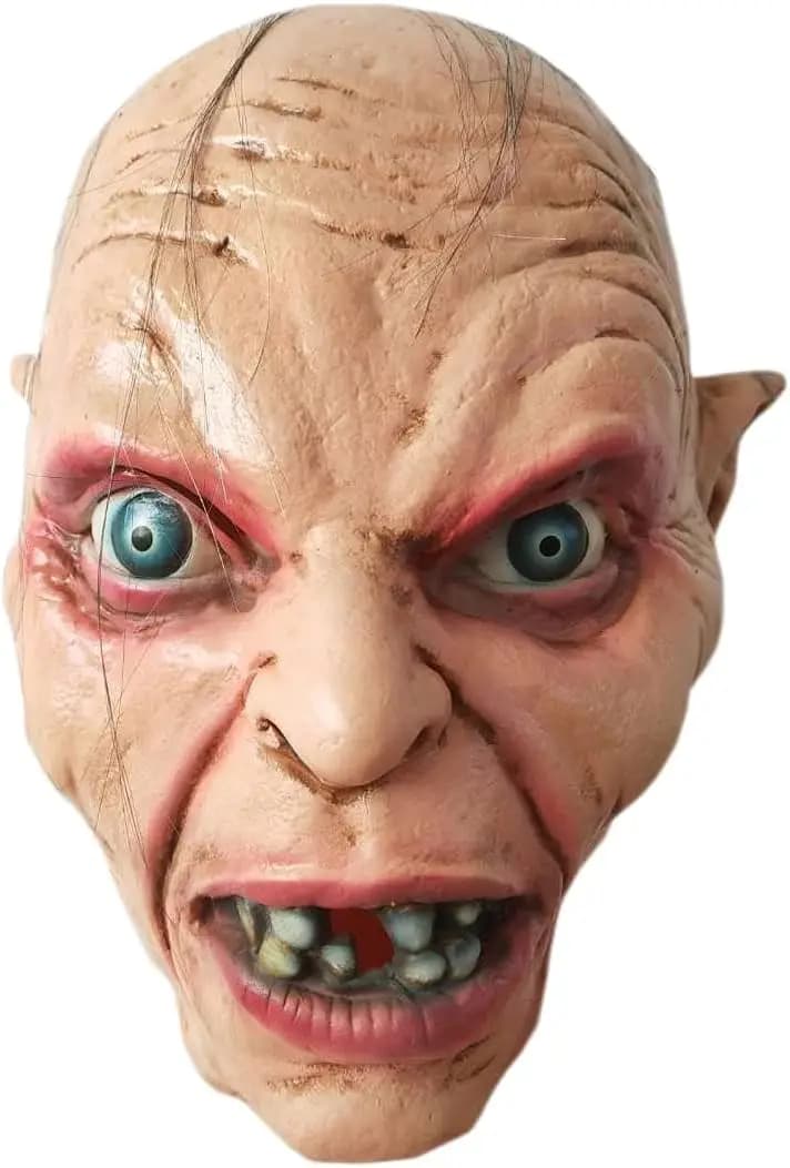Máscara 2026 Lord Rings, accesorios para fiestas de disfraces de Halloween, disfraz de payaso malvado, vestido de máscara espeluznante, tocado de terror