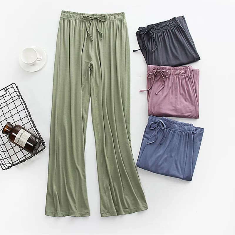 Pantalones De Pijama para mujer, novedad De primavera y otoño, Pantalón De salón, Ropa De Modal para el hogar, Pantalones De pijama, Pantalones De Pijama