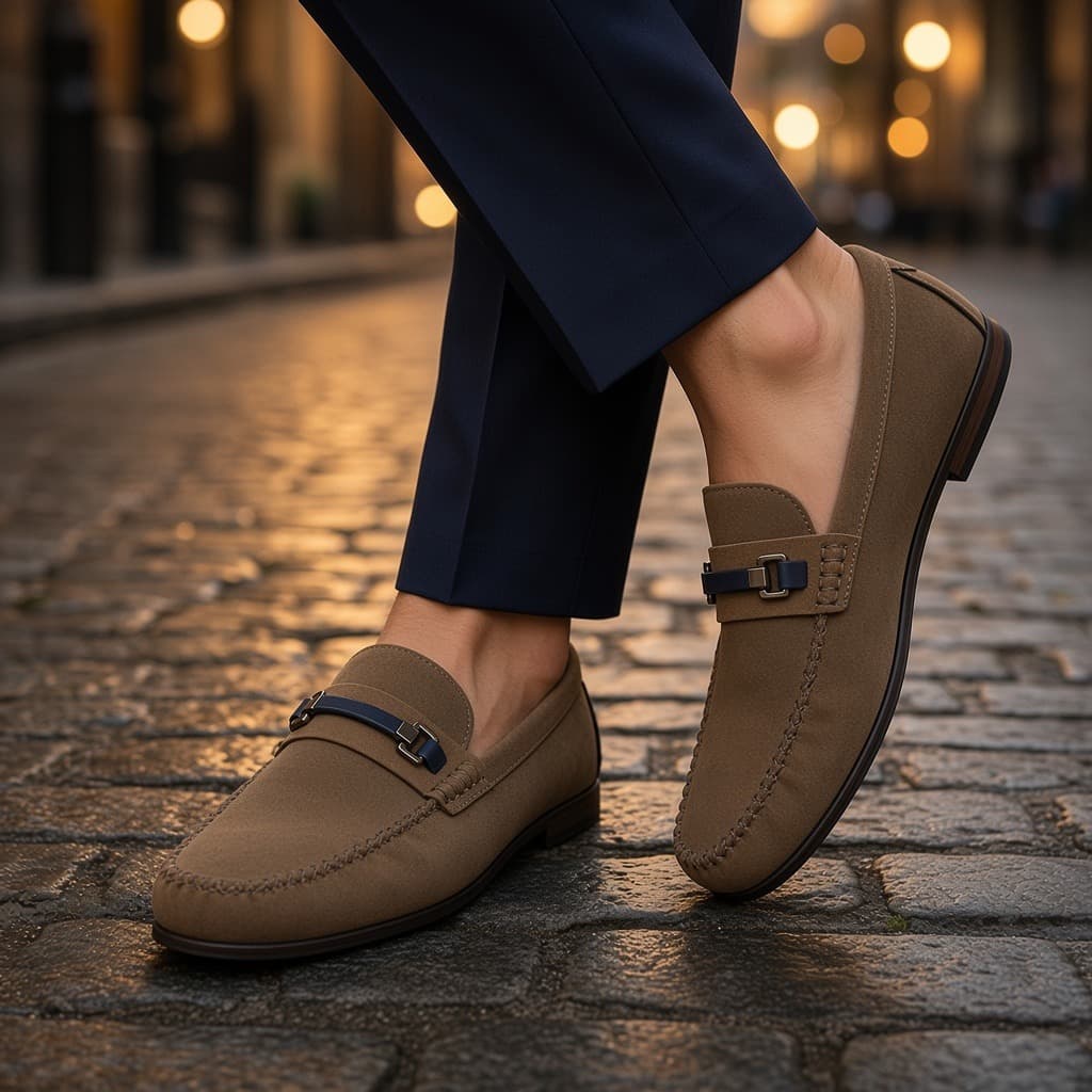 Mocasines Bata de Ante - Elegancia Casual en Tono Tierra
