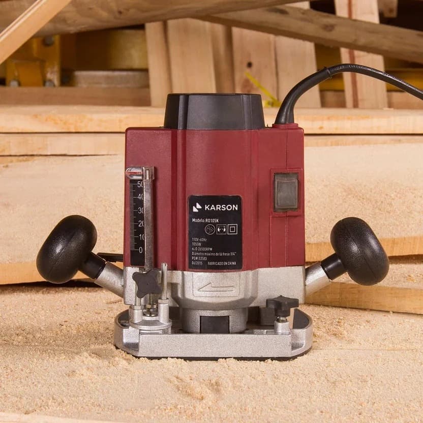 Ruteadora 1/4 pulgada 0-26.5000RPM 1050w Karson